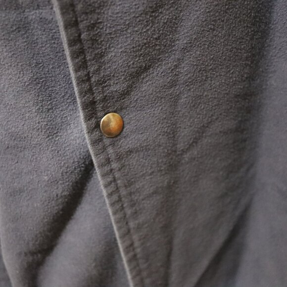 Parachute Canada Vintage Navy High Collar Belted Long Coat Architectural 80s - Picture 8 of 16